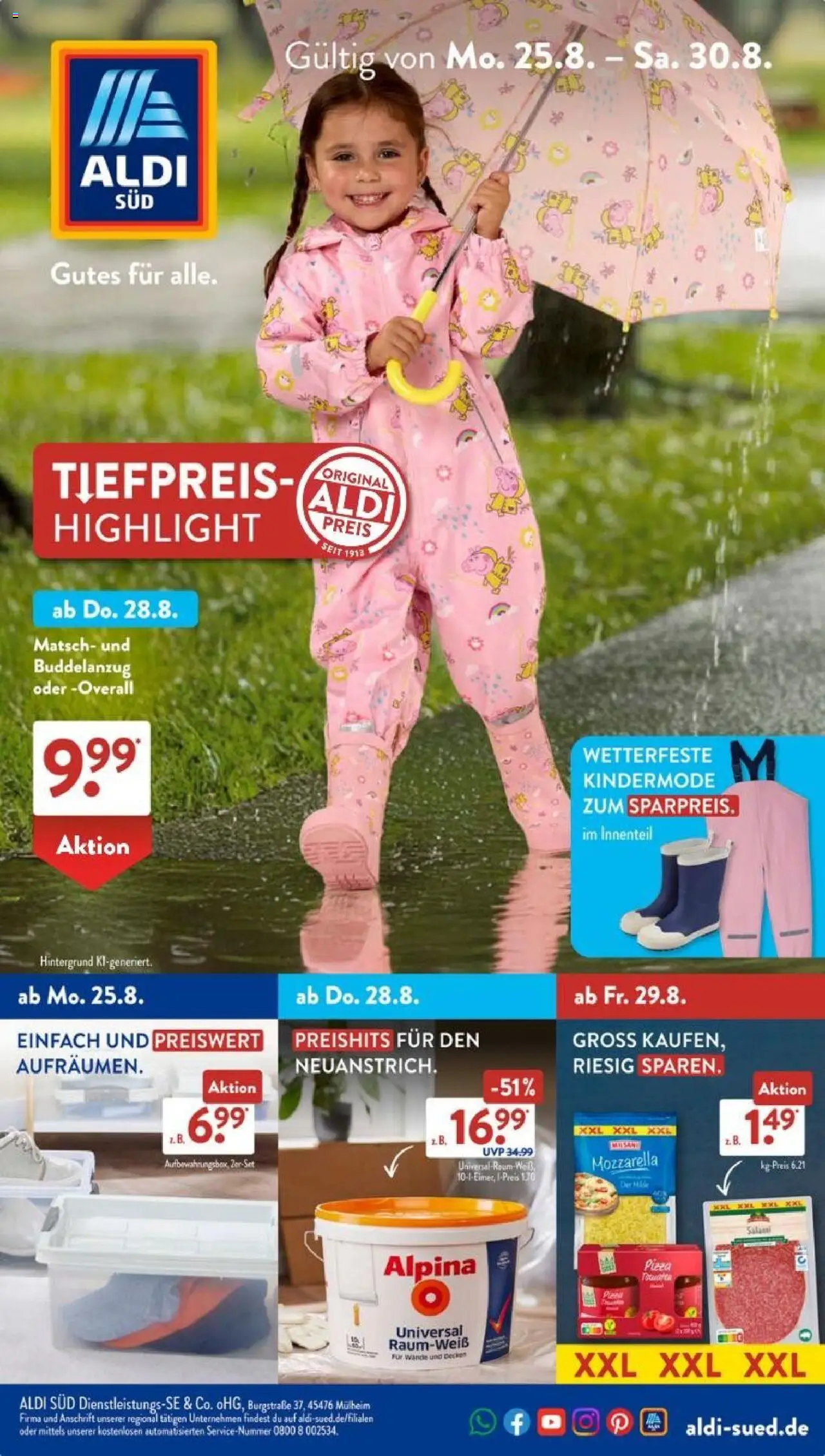 Aldi Süd Prospekt (vom 25.08.2025 - 30.08.2025)
