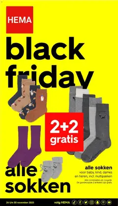 Voorbeeld van Black Friday van winkel Hema geldig vanaf 24-11-2025
