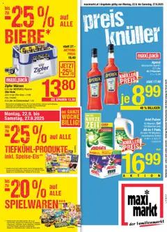 Vorschau der Angebote: Maximarkt Flugblatt gültig ab 22.09.2025