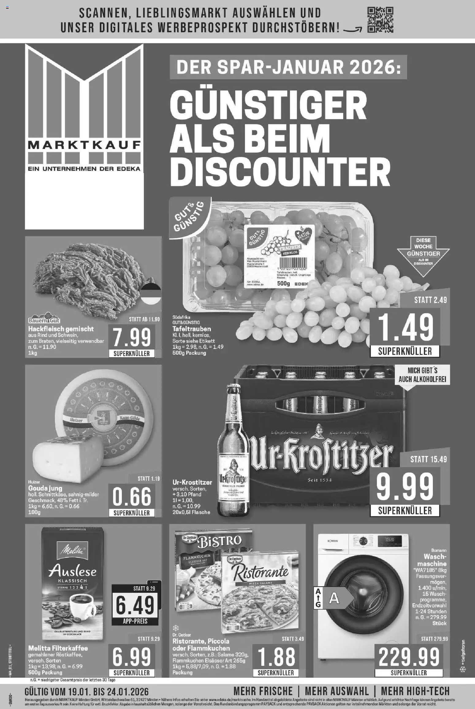 Vorschau von dem Prospekt des Geschäftes Marktkauf, gültig ab dem 19.01.2026