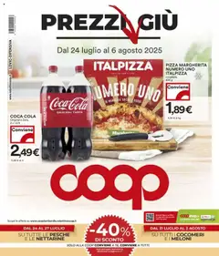 Anteprima dell'opuscolo Volantino Milano dal negozio COOP valido da 24/07/2025