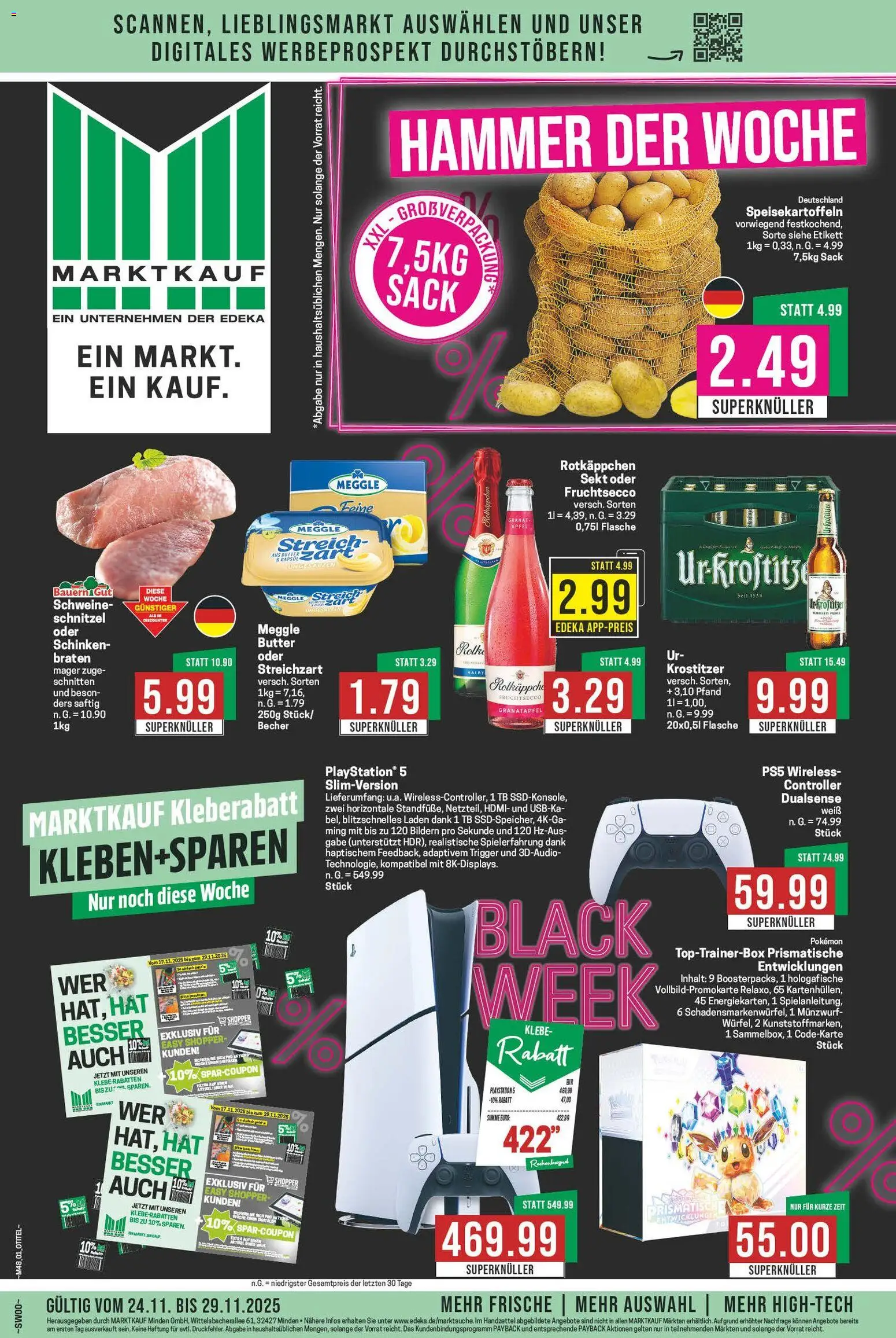 Vorschau von dem Prospekt des Geschäftes Marktkauf, gültig ab dem 24.11.2025