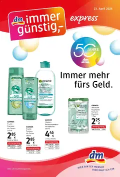 Vorschau der Angebote: dm drogerie markt dm: Journal Express gültig ab 22.04.2026