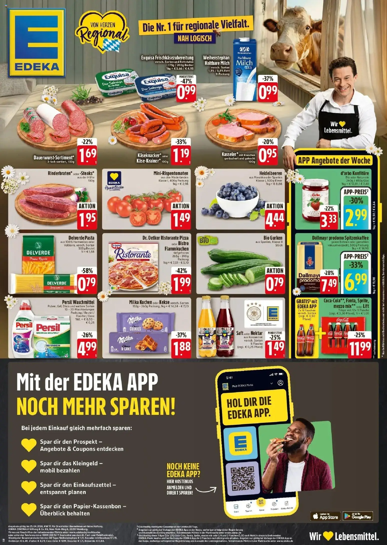 Vorschau von dem Prospekt des Geschäftes Edeka, gültig ab dem 22.04.2026