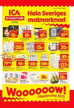 Förhandsgranska reklamblad Hörby från butik ICA Kvantum gäller från 17/11/2025