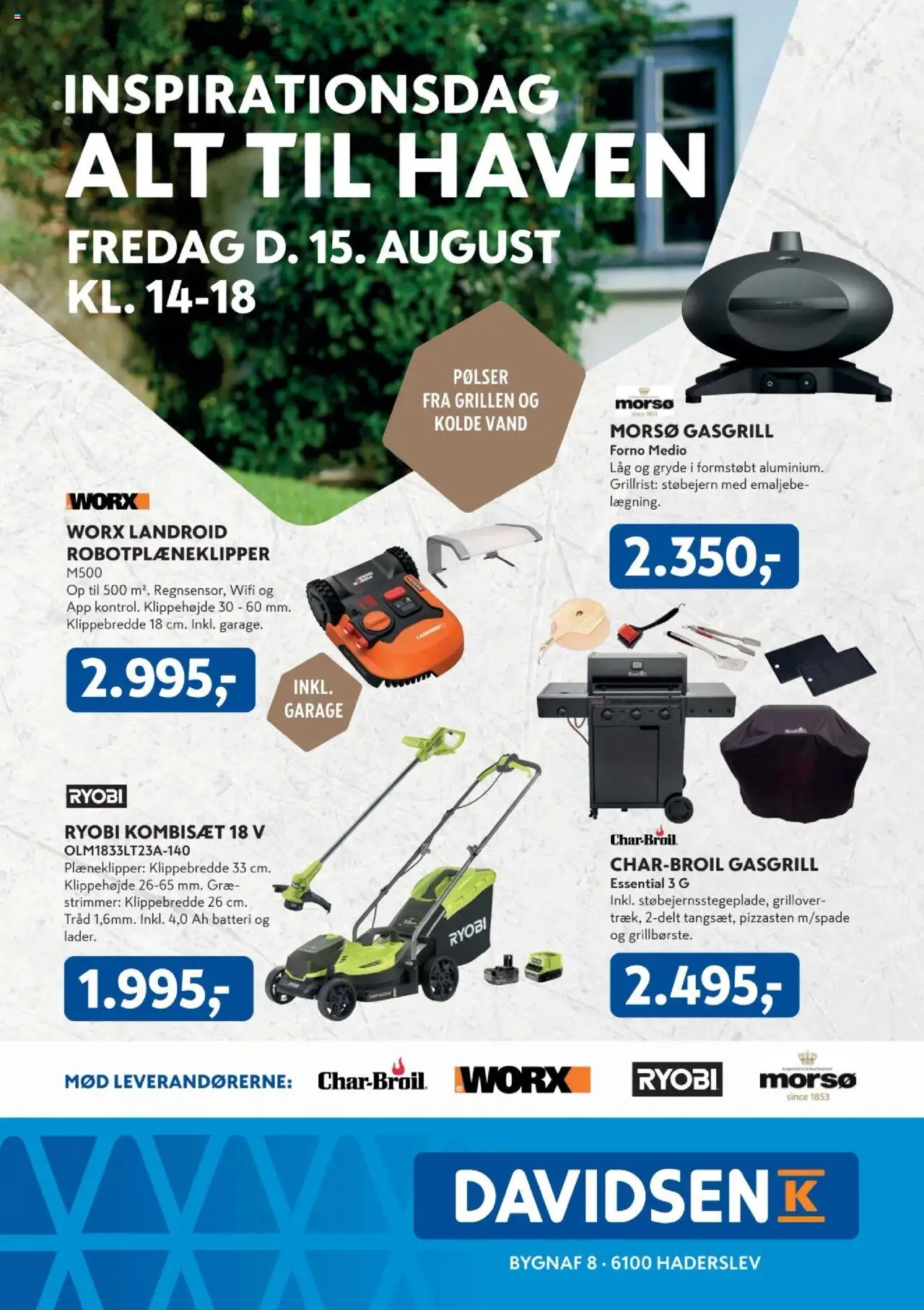 Davidsen tilbudsavis gyldig fra 15/08/2025 - side 1 - Batteri, Pølser
