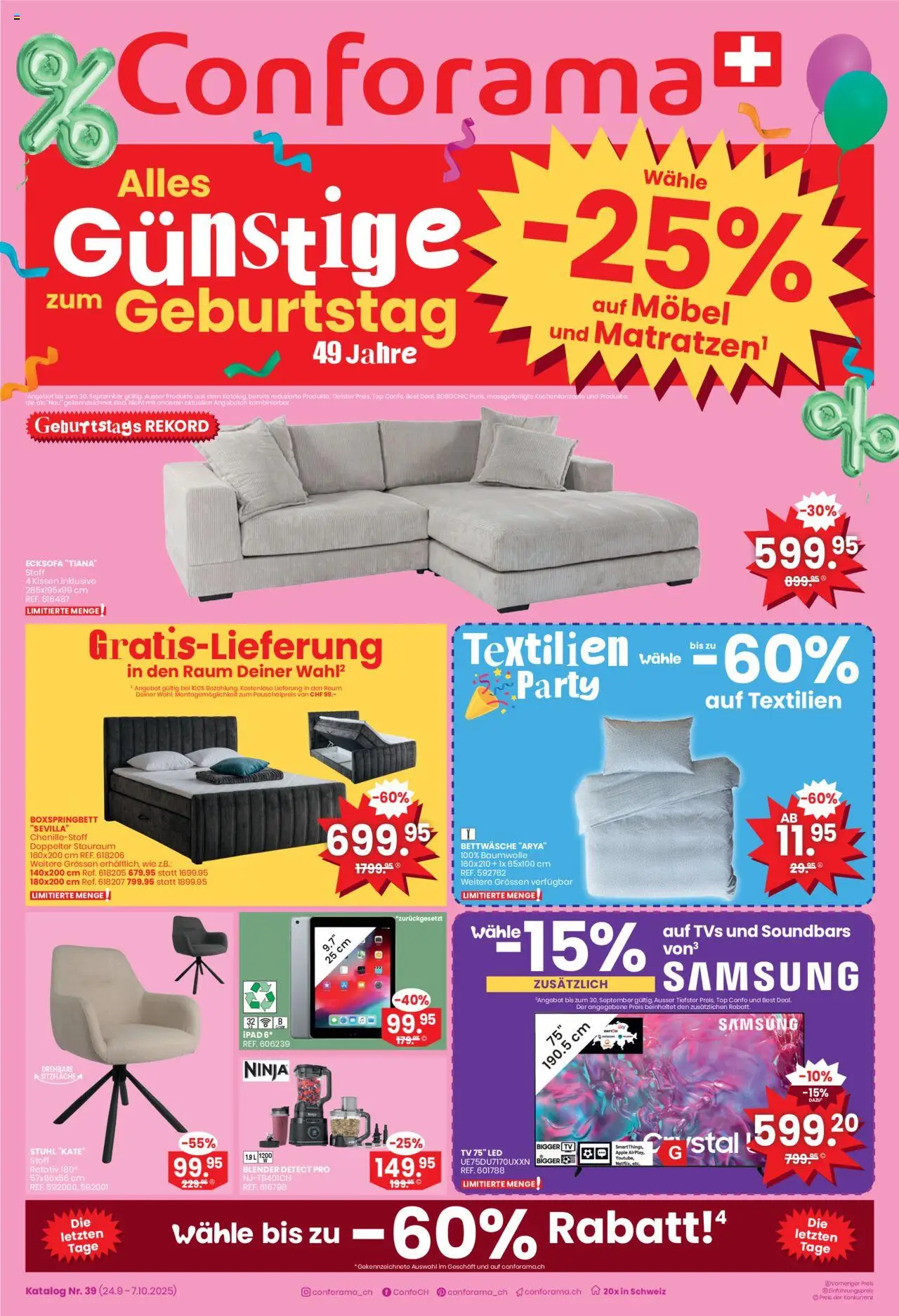 Conforama Aktionen ab 24.09.2025 - Seitennummer 1