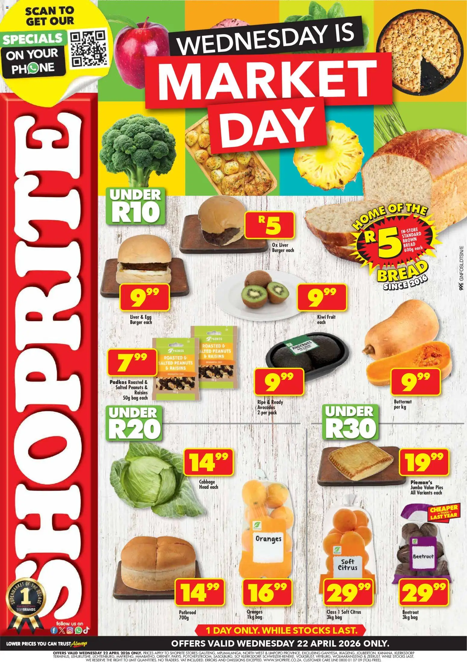 Preview of Shoprite flyer valid from 22/04/2026