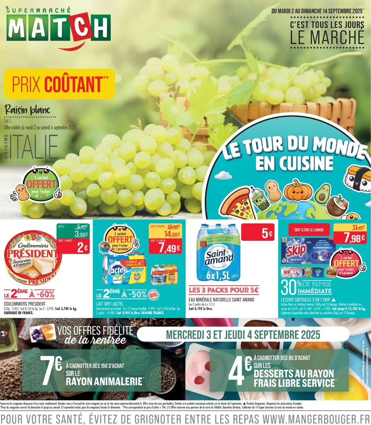 Catalogue | Meaux de la boutique Match Supermarché valable du 02/09/2025 - Page numéro 1