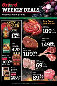 Preview of Oxford Freshmarket flyer valid from 24/09/2025
