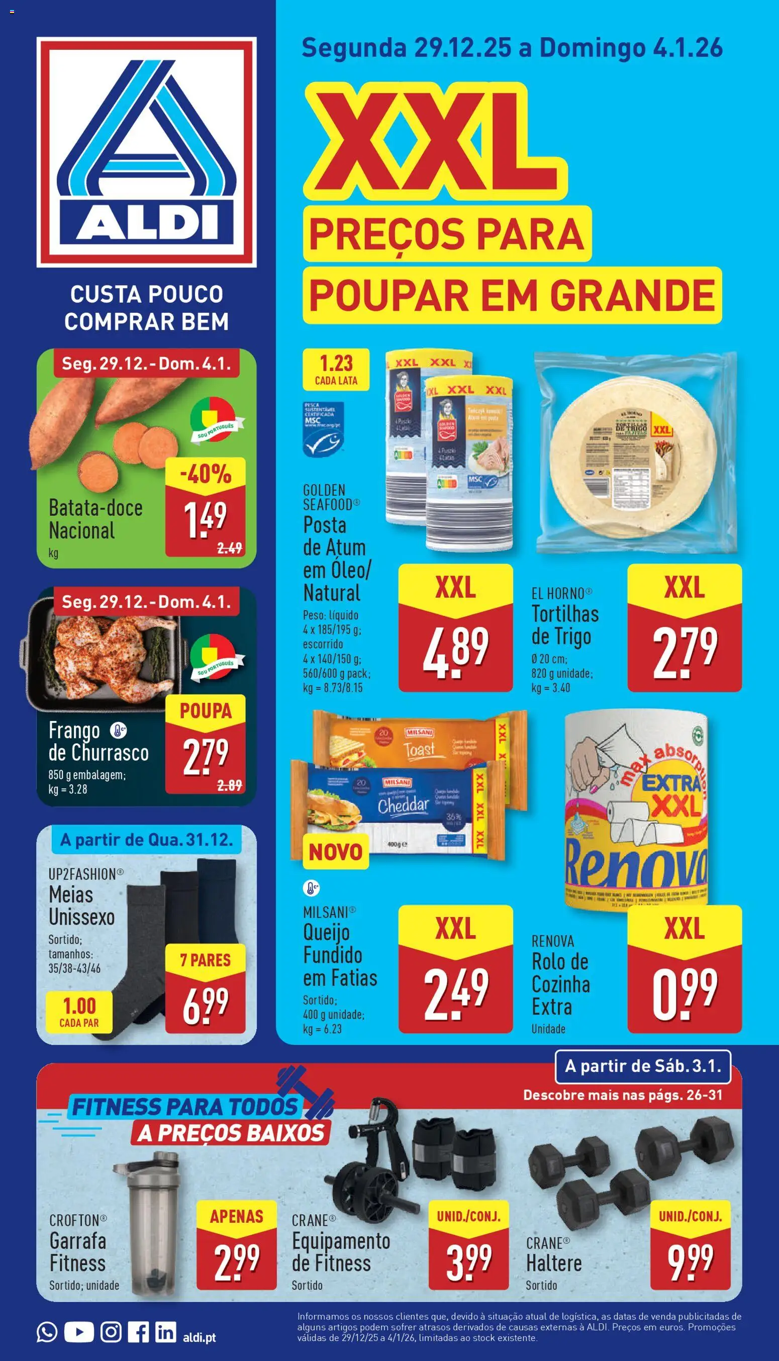 Pré-visualização do folheto da loja Aldi válida a partir de 29/12/2025