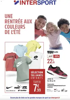 Prévisualisation de Catalogue les promos de la rentrée du magasin Intersport formulaire valide 15/07/2025