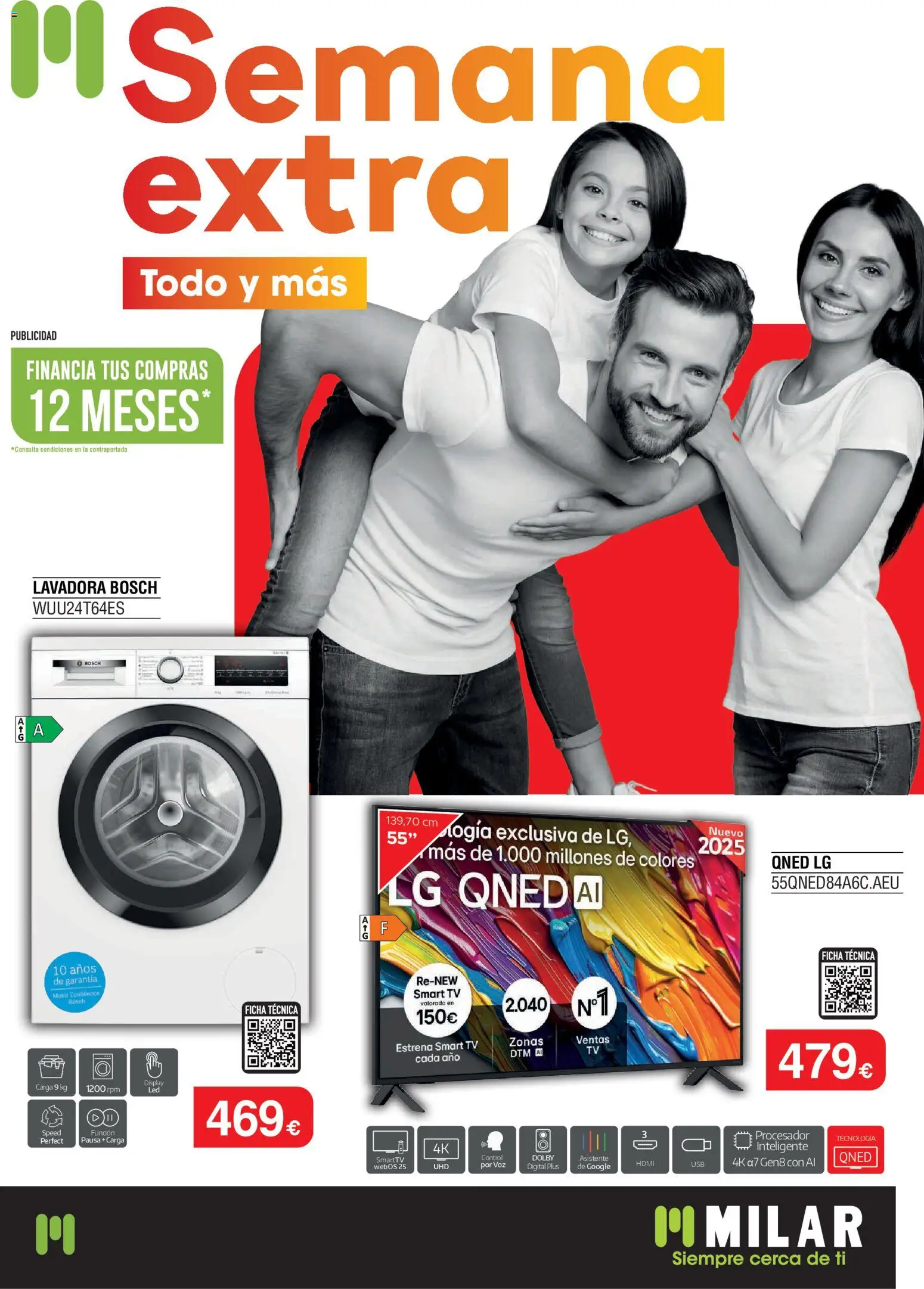 Vista previa del folleto de la tienda Milar válido desde el 07/01/2026 - Lavadora