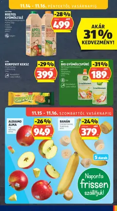 Aldi - Akciós újság Aldi megtekintése, amely érvényes 2025.11.13.-től | Oldal: 37