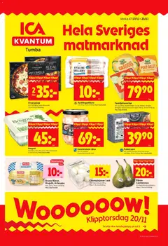Förhandsgranska reklamblad Tumba från butik ICA Kvantum gäller från 17/11/2025