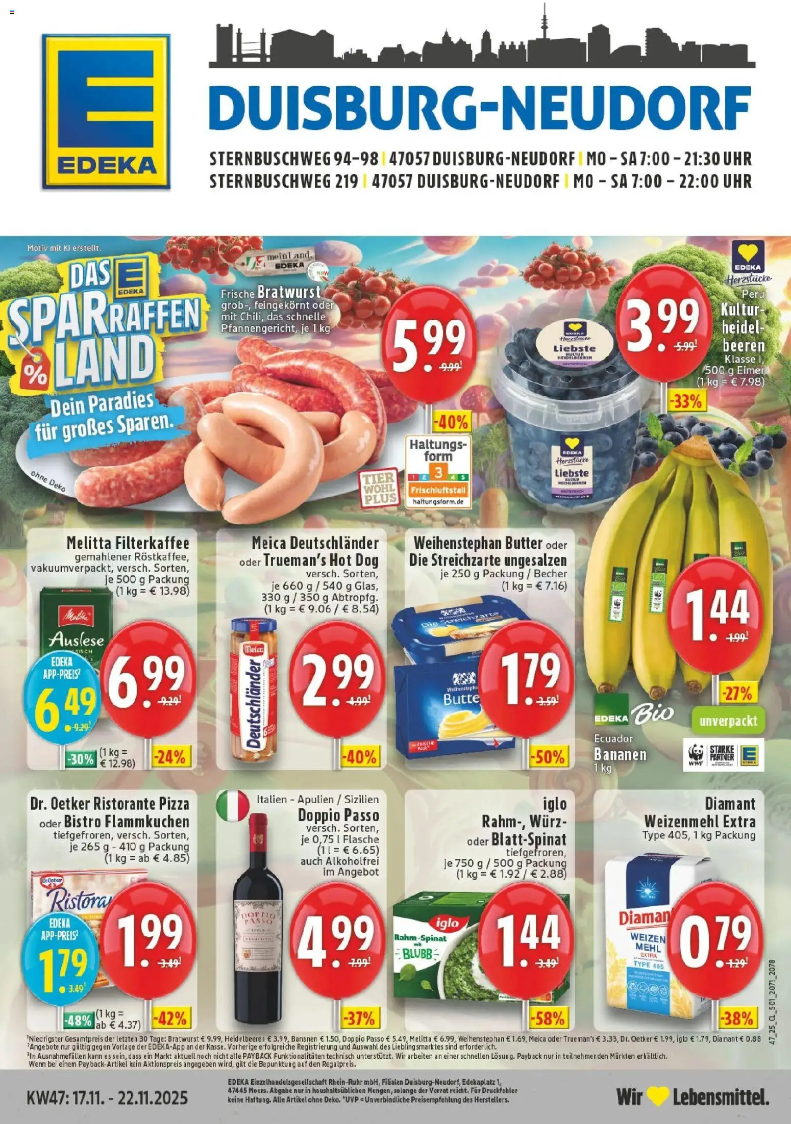 Vorschau von dem Prospekt des Geschäftes Edeka, gültig ab dem 17.11.2025