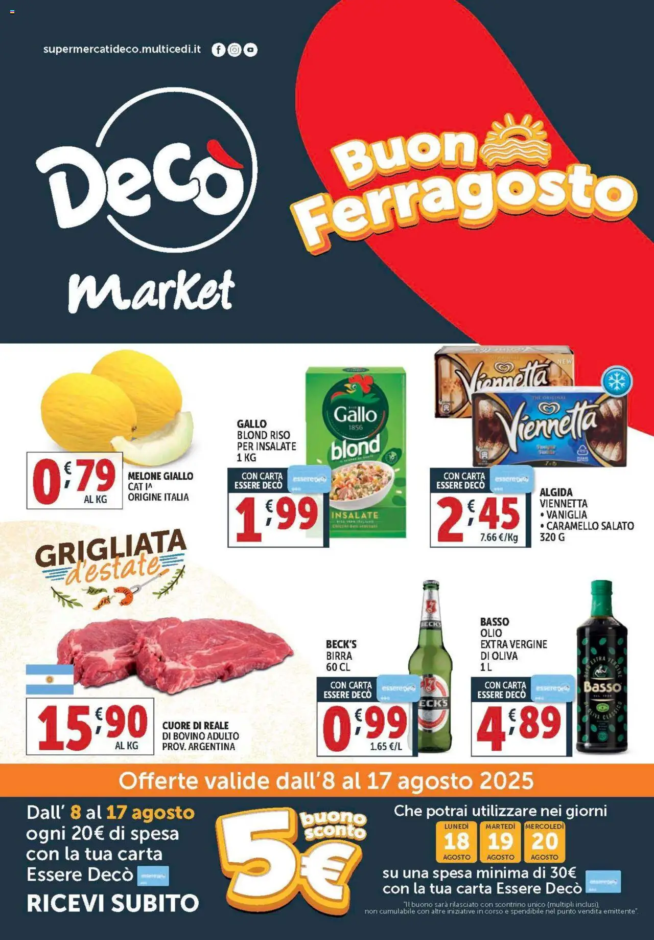 Volantino Decò valido da 08/08/2025 numero di pagina 1