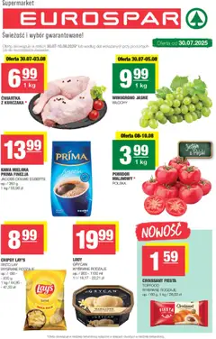 Pogląd gazetki "Eurospar" ze sklepu Spar ważnej od 30.07.2025