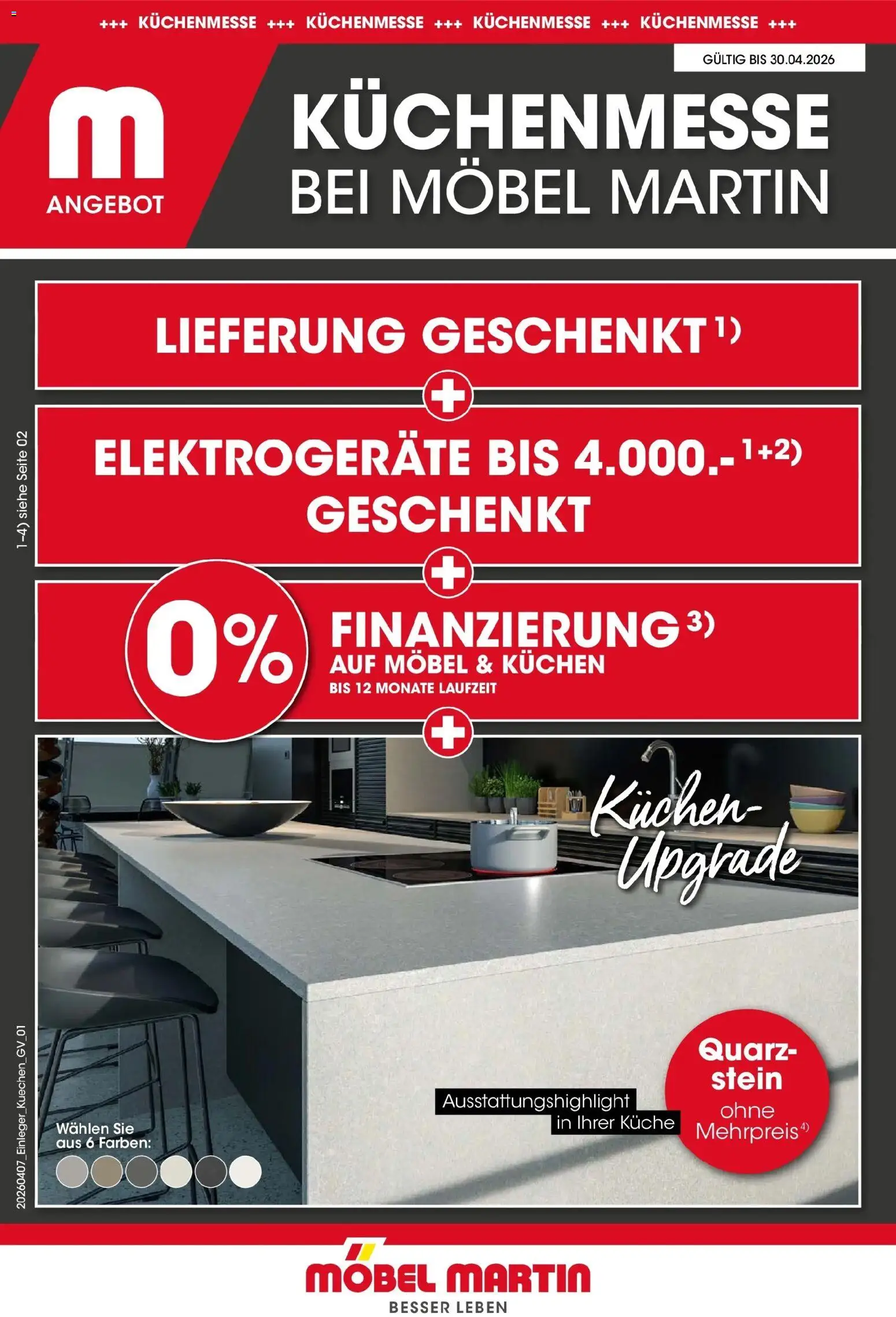 Vorschau von dem Prospekt des Geschäftes Möbel Martin, gültig ab dem 07.04.2026