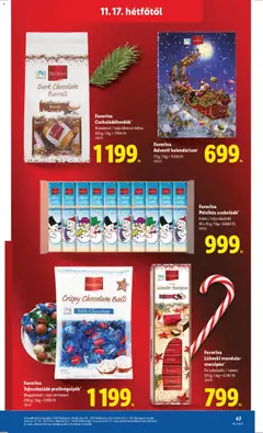Lidl - Akciós újság Lidl megtekintése, amely érvényes 2025.11.13.-től | Oldal: 47