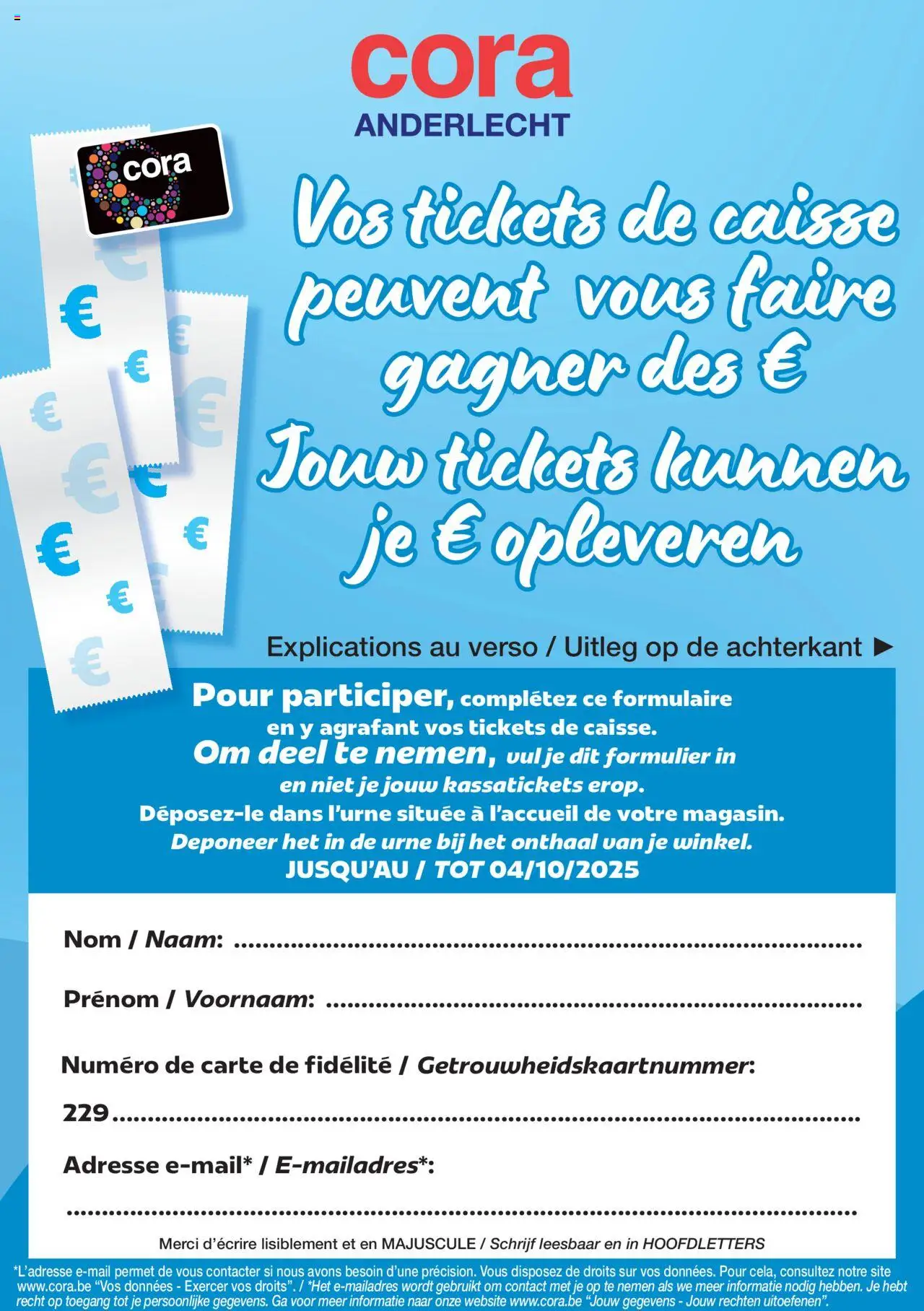 Cora shop Epargne/Spaaractie geldig vanaf 22/08/2025 - Paginanummer 1