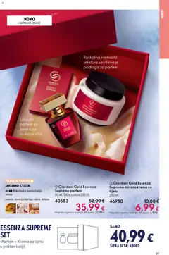 Pregled letka Katalog mesiac (číslo)/rok trgovine Oriflame vrijedi od 19.11.2025 | Stranica: 39