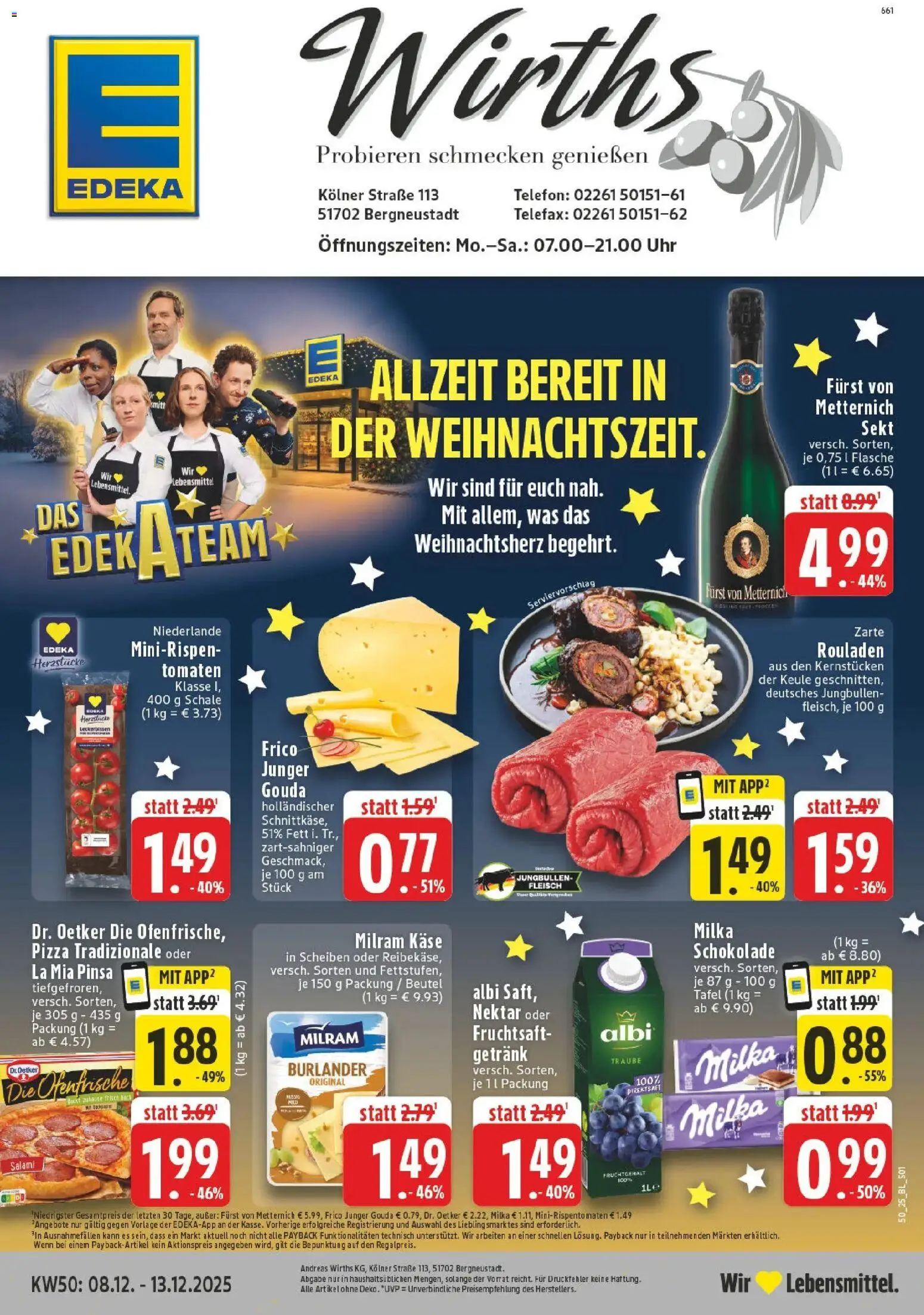 Vorschau von dem Prospekt des Geschäftes Edeka, gültig ab dem 07.12.2025
