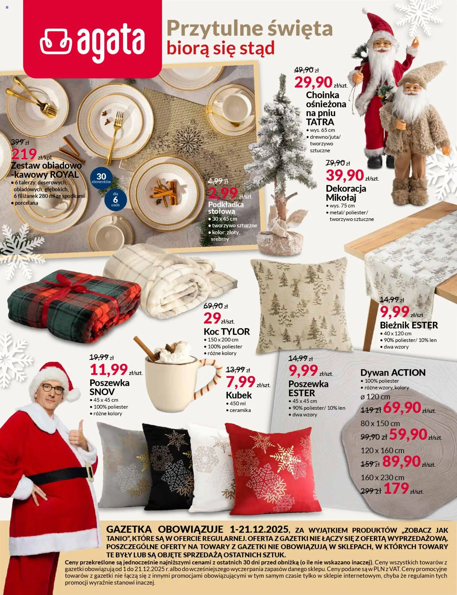 Pogląd gazetki "Gazetka" ze sklepu Salony Agata ważnej od 01.12.2025