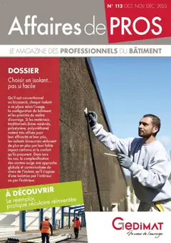 Prévisualisation de Affaires De Pros Gedimat n°112 du magasin Gedimat formulaire valide 01/10/2025
