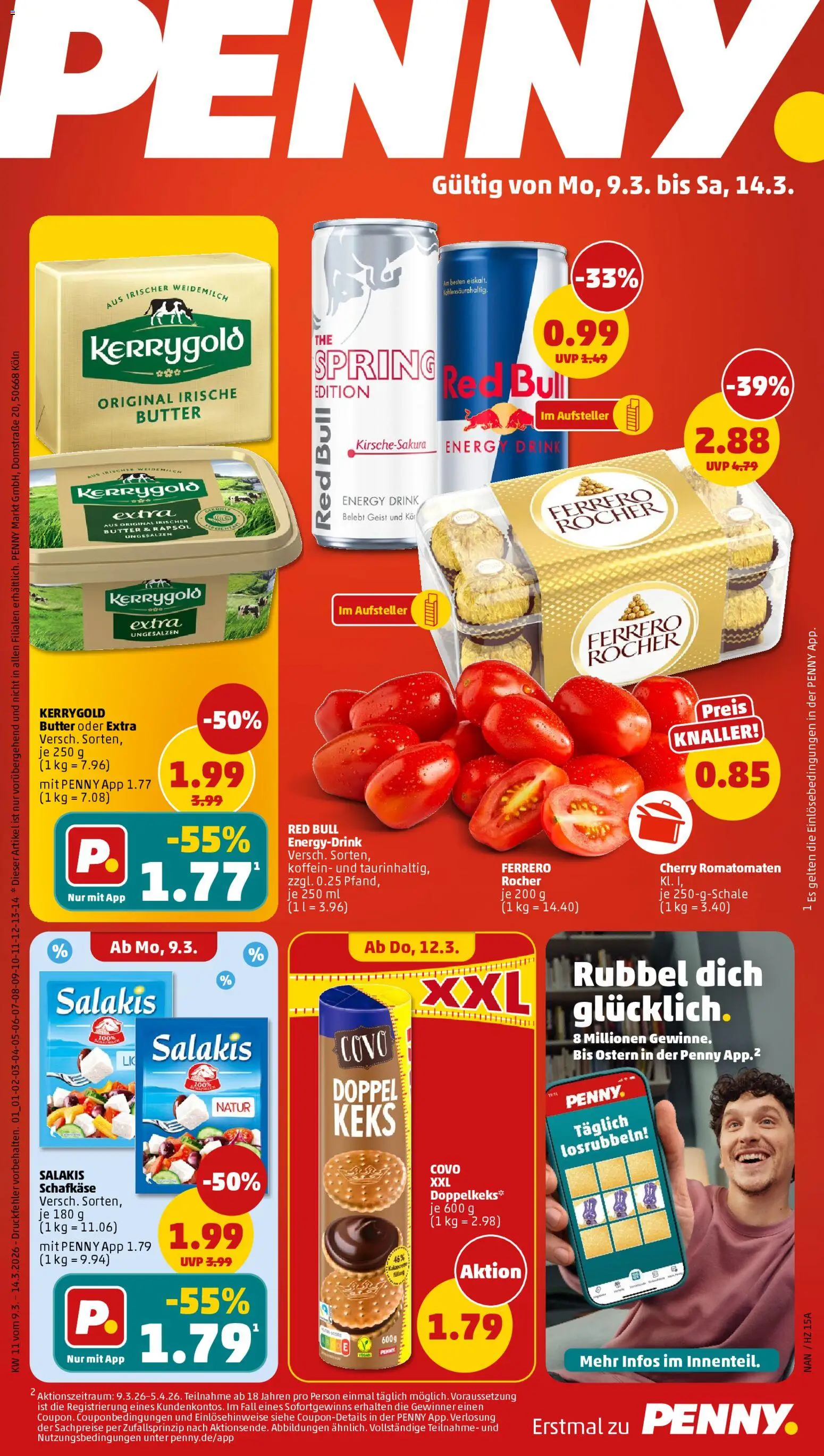 Vorschau von dem Prospekt des Geschäftes Penny, gültig ab dem 09.03.2026