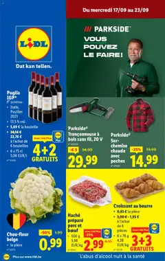 Prévisualisation de Folder de la semaine 38 du magasin Lidl formulaire valide 17/09/2025