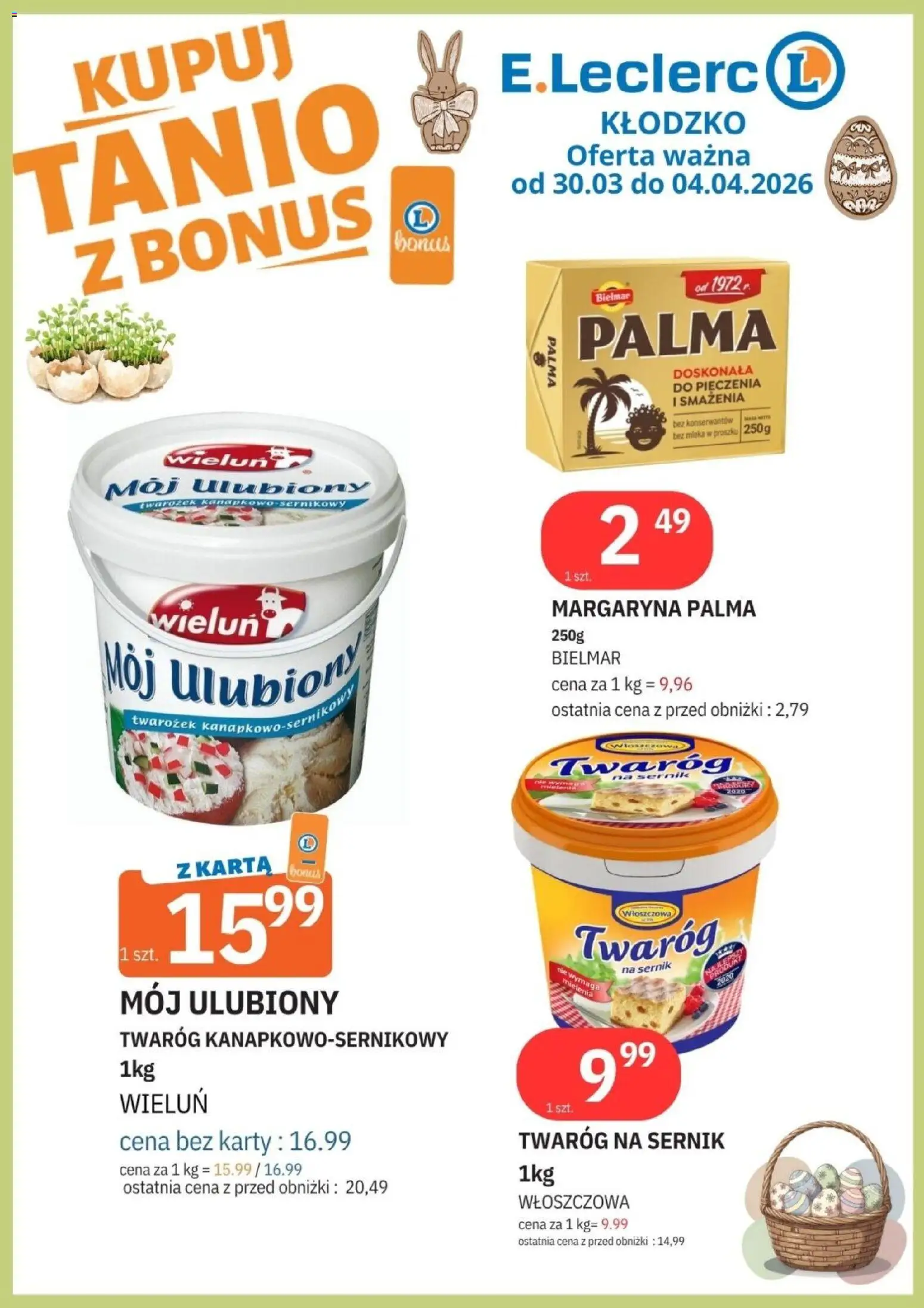 Pogląd gazetki "E.Leclerc gazetka - Kłodzko I" ze sklepu E.Leclerc ważnej od 30.03.2026