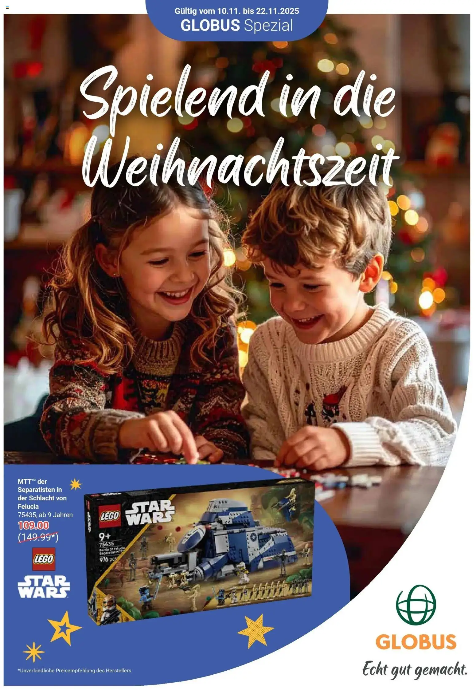 Vorschau von dem Prospekt des Geschäftes Globus, gültig ab dem 09.11.2025