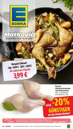 Vorschau von dem Prospekt des Geschäftes Edeka, gültig ab dem 12.04.2026