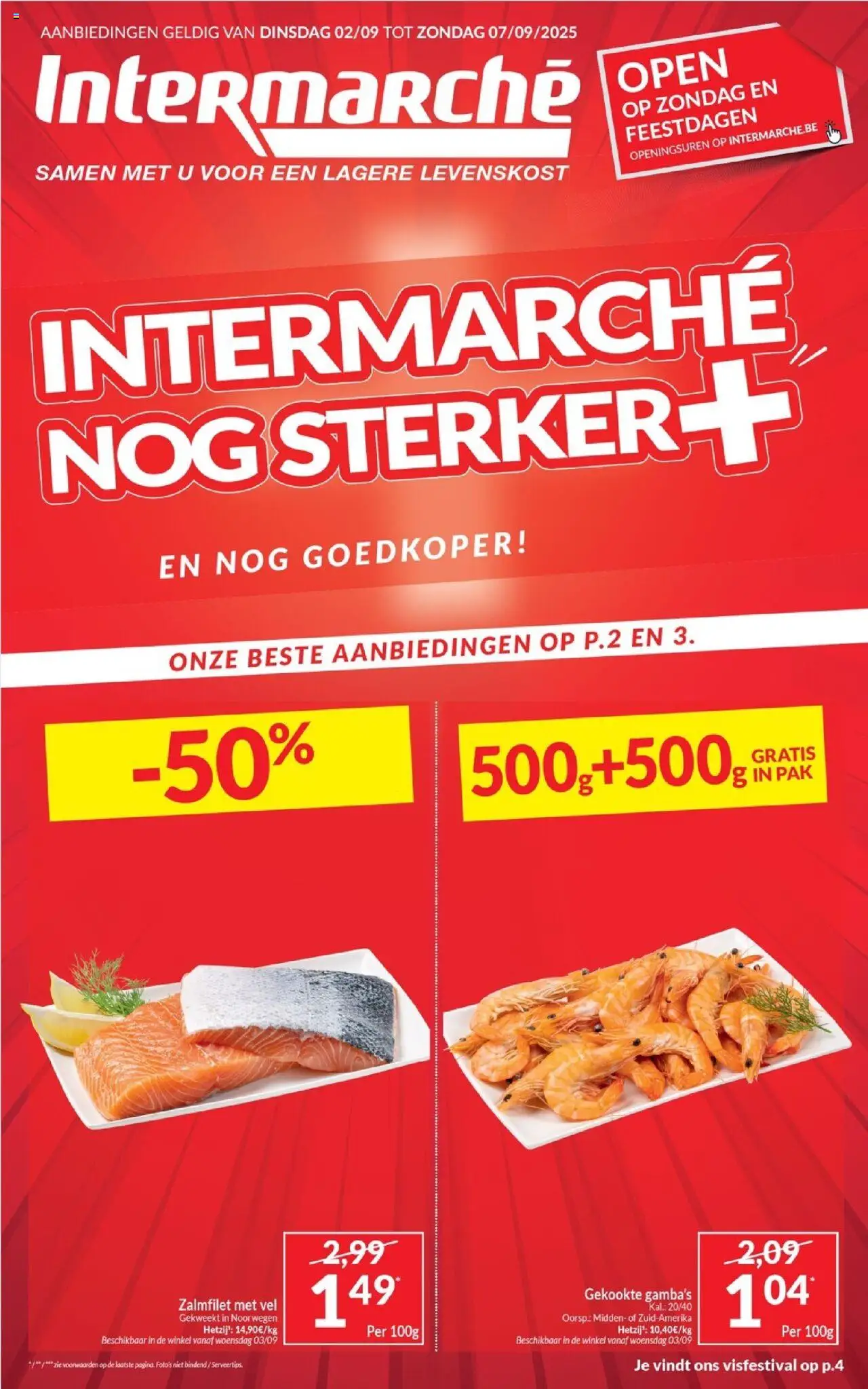 Intermarché shop Folder week 36 geldig vanaf 02/09/2025 - Paginanummer 1