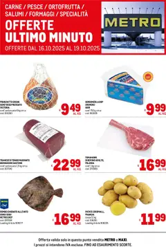 Anteprima dell'opuscolo Volantino Offerte Freschissimi dal negozio Metro valido da 16/10/2025