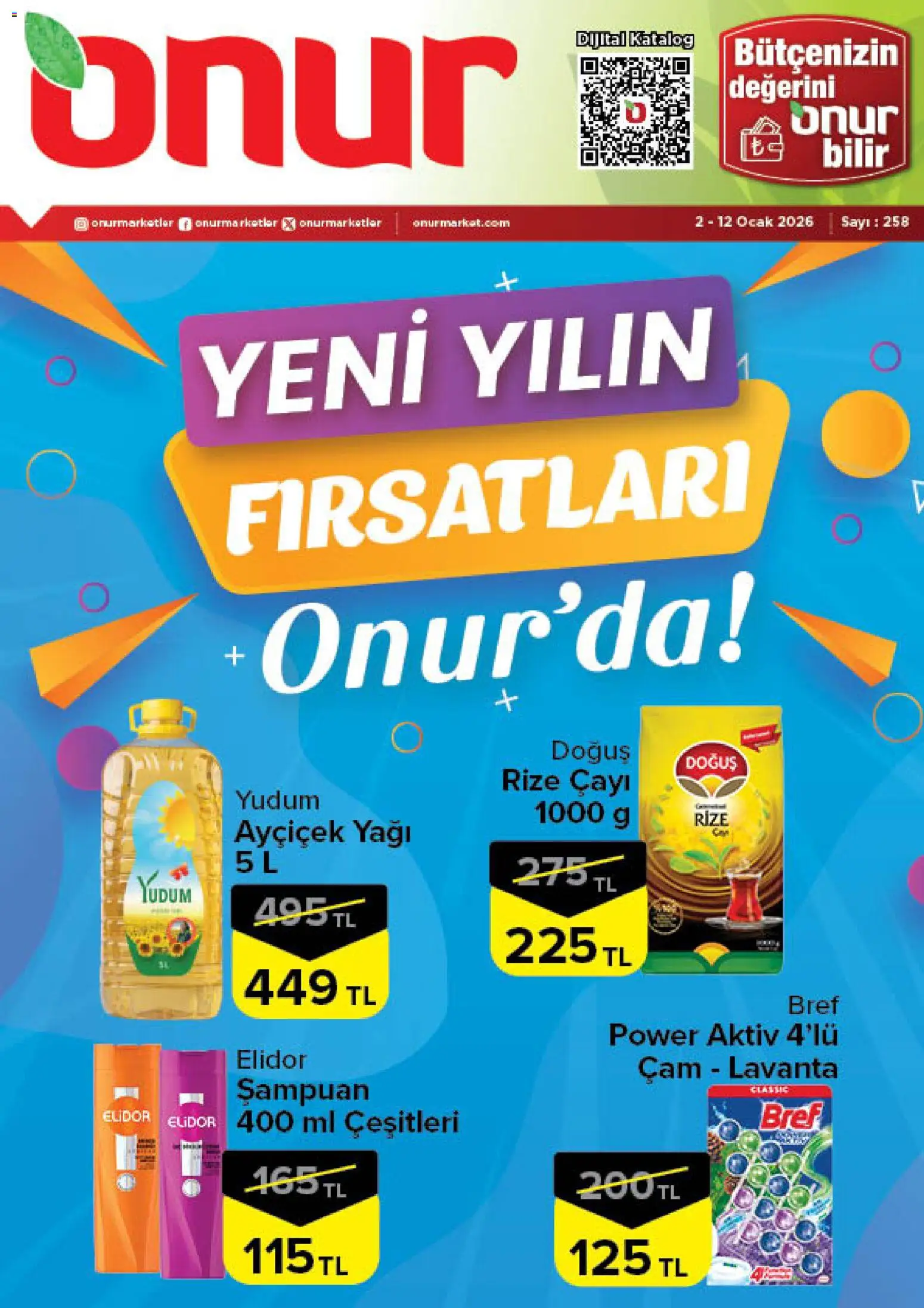Onur Market Katalog -Trakya 02.01.2026 - Broşürünün önizlemesi