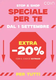 Anteprima dell'opuscolo Attuale volantino dal negozio Coin valido da 08/09/2025