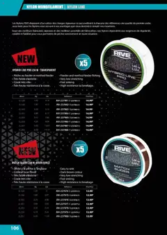 Prévisualisation de Catalogue du magasin Pacific Pêche formulaire valide 01/01/2025 | Page: 106