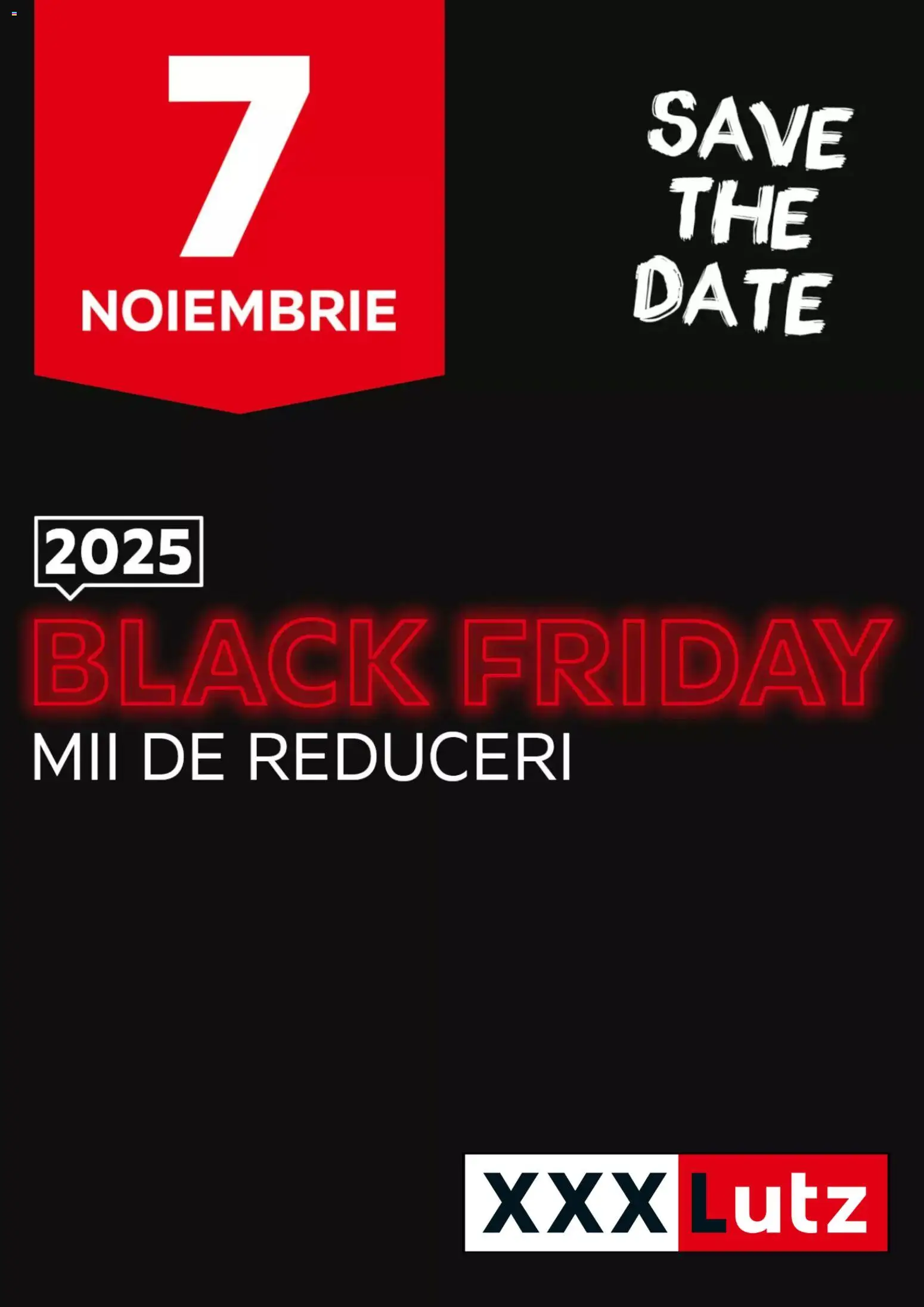 Previzualizarea de cataloage: XXXLutz Black Friday notificarea valabil de la 04.11.2025