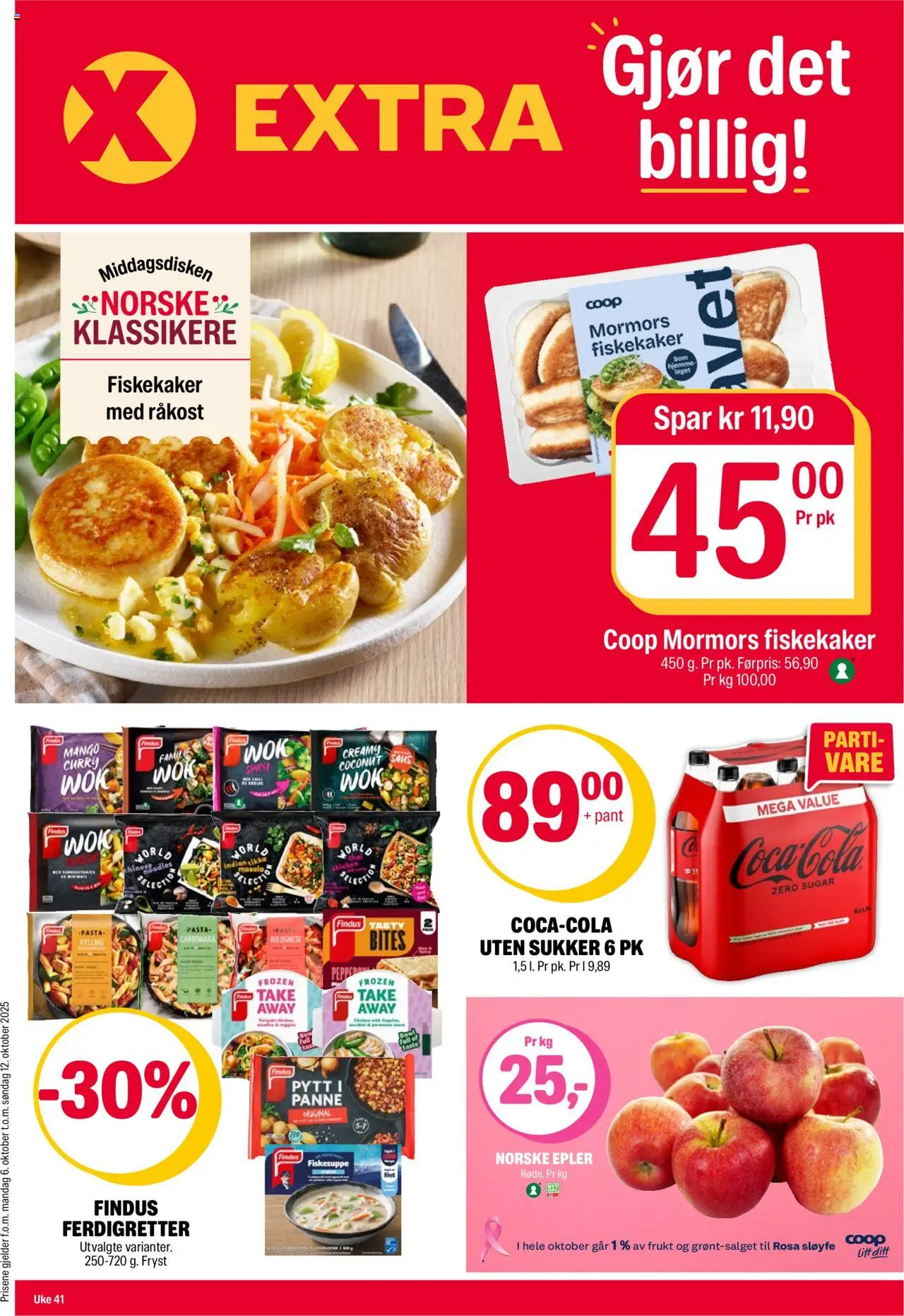 Kundeavis Coop Extra gyldig fra 06/10/2025 - Sidenummer 1