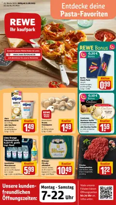 Vorschau von dem Prospekt des Geschäftes Rewe ihr Kaufpark, gültig ab dem 11.08.2025