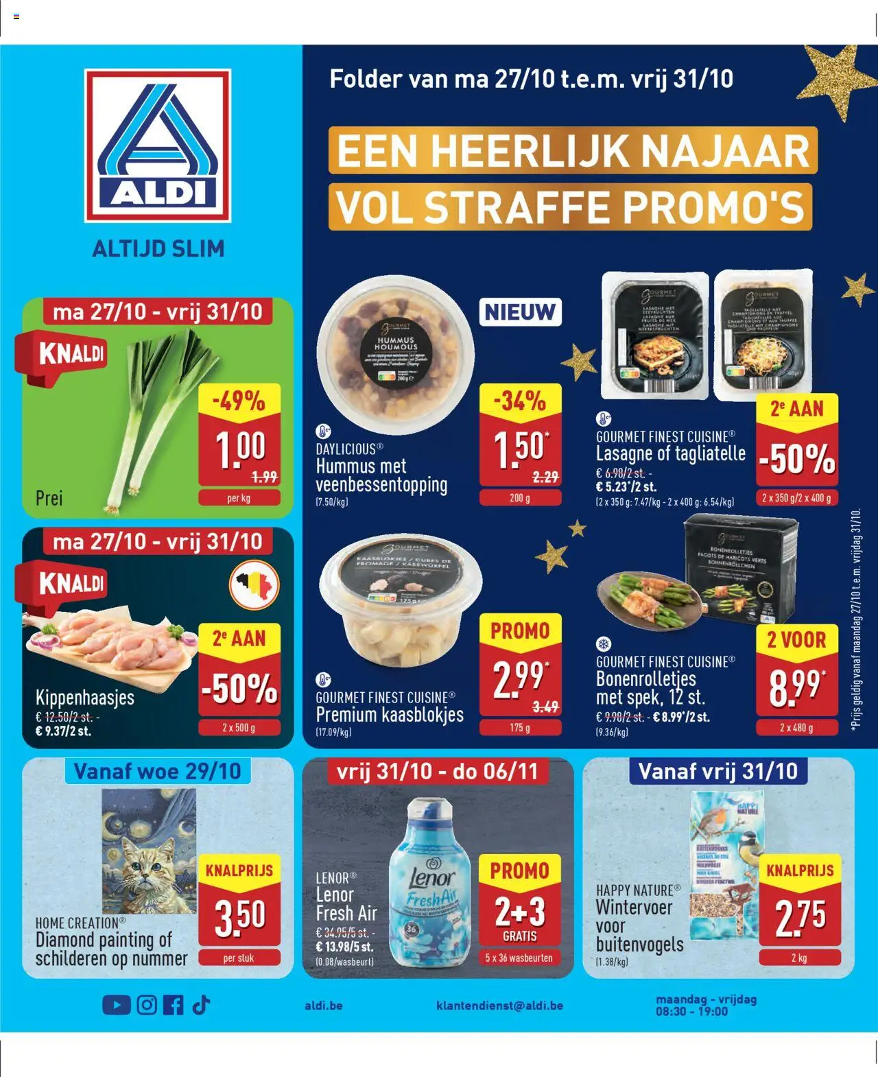 Aldi shop Folder week 44 geldig vanaf 27/10/2025 - Paginanummer 1