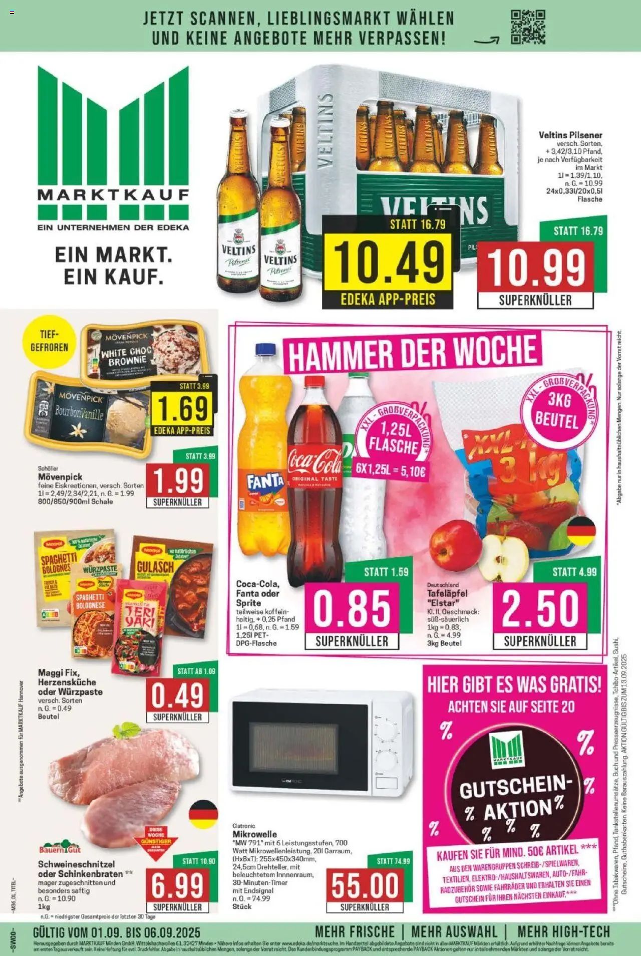 MARKTKAUF Prospekt ab Montag 01.09.2025 > Prospekt