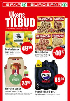 Forhåndsvis Kundeavis fra butikk Spar gyldig fra 22/09/2025