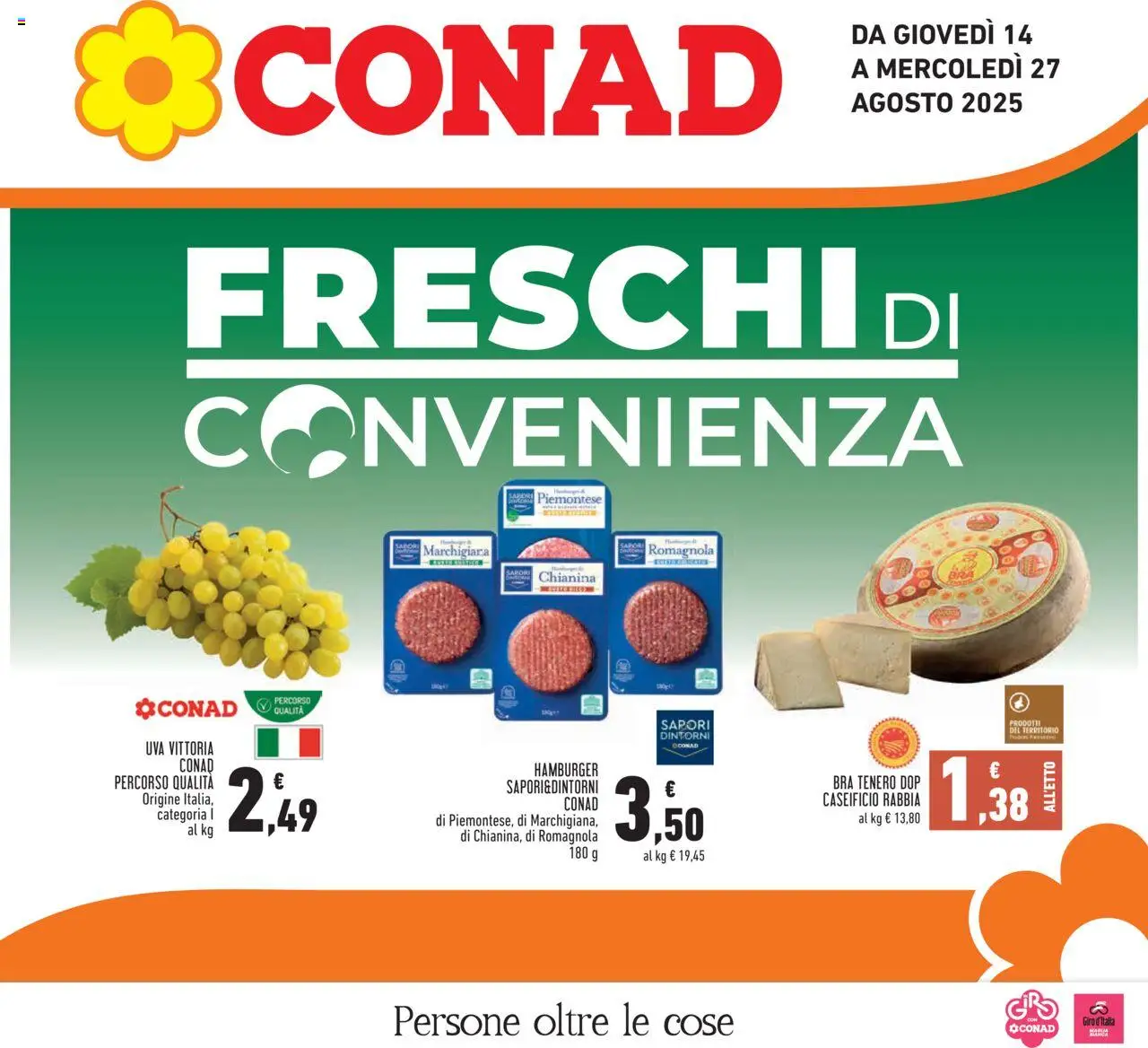 Volantino Conad valido da 14/08/2025 numero di pagina 1