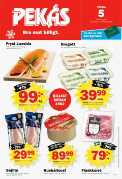 Förhandsgranska reklamblad Aktuella reklamblad Pekås från butik Pekås gäller från 26/01/2026