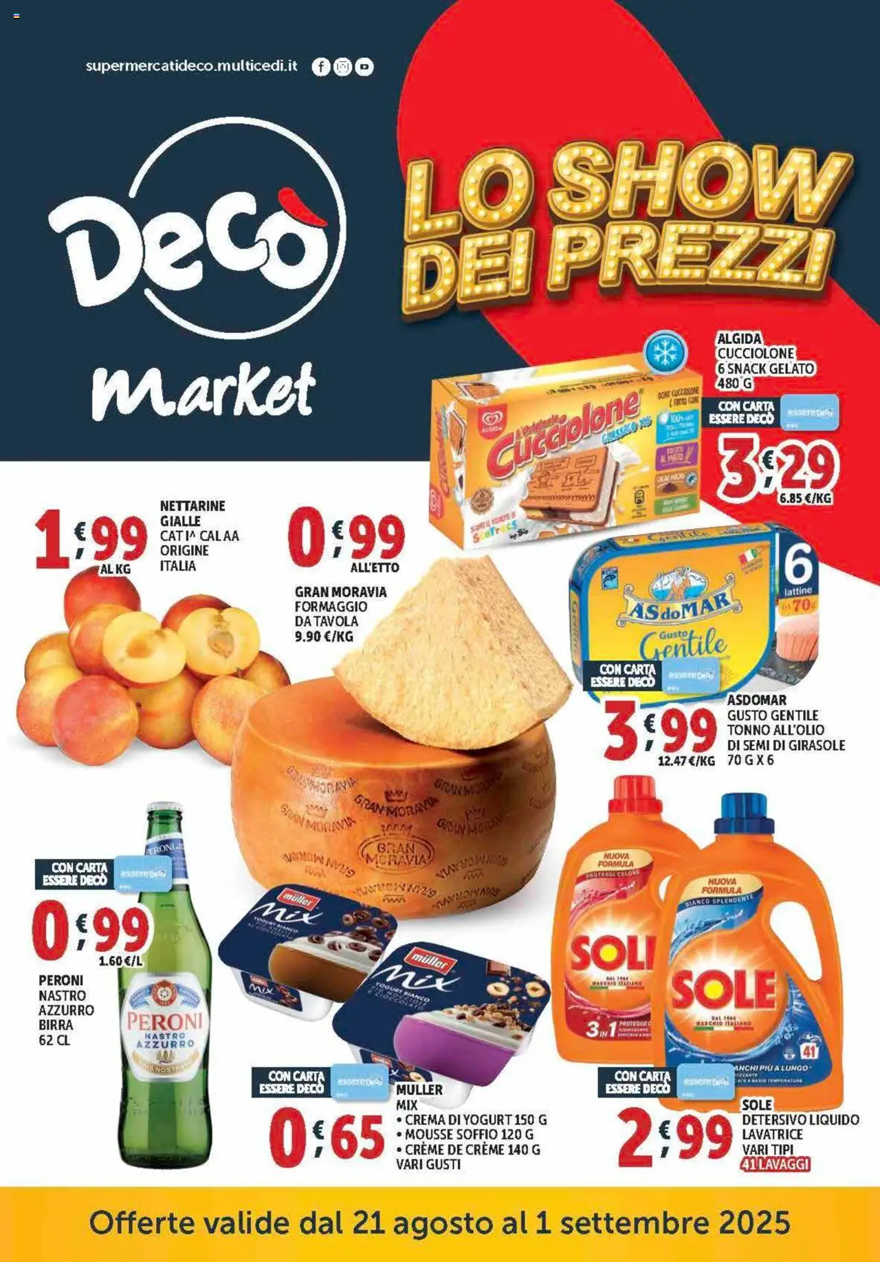 Volantino Decò valido da 21/08/2025 numero di pagina 1