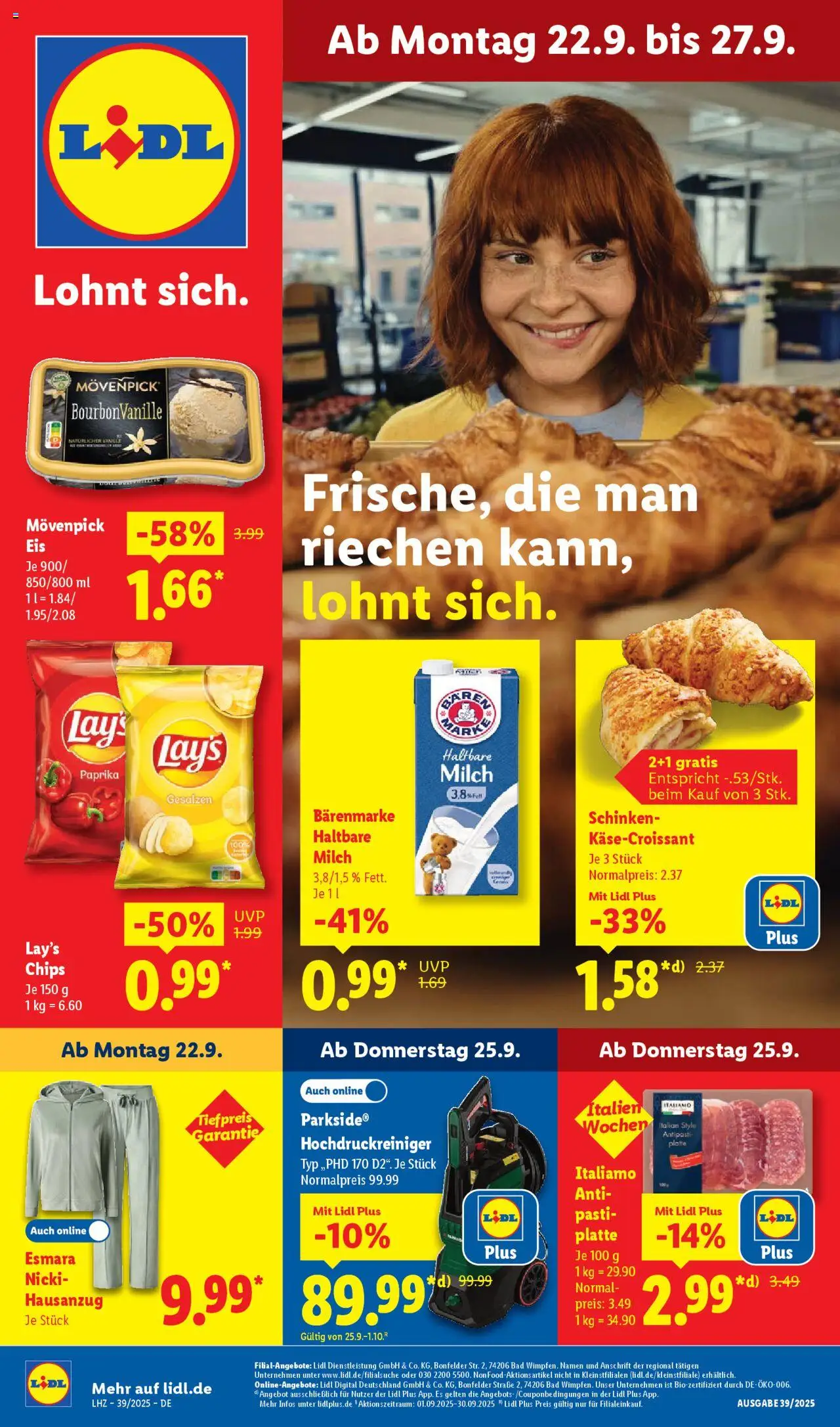 LIDL Prospekt ab Montag 22.09.2025 > Prospekt Trier-West