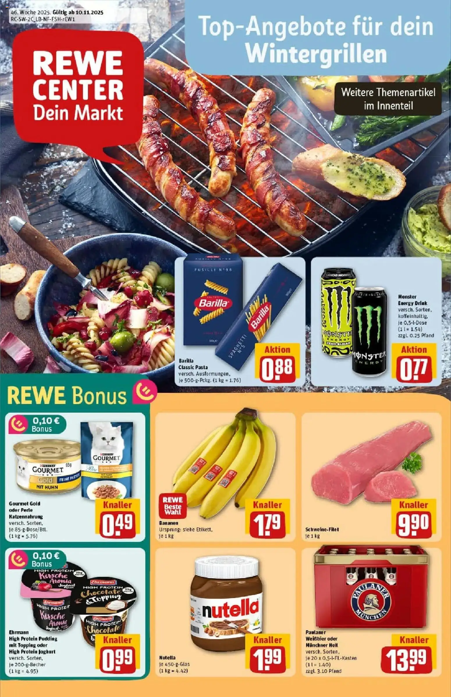 Vorschau von dem Prospekt des Geschäftes Rewe, gültig ab dem 09.11.2025